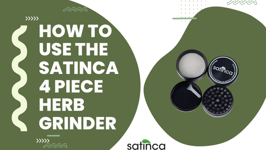 How To Use The SATINCA 4 Piece Herb Grinder