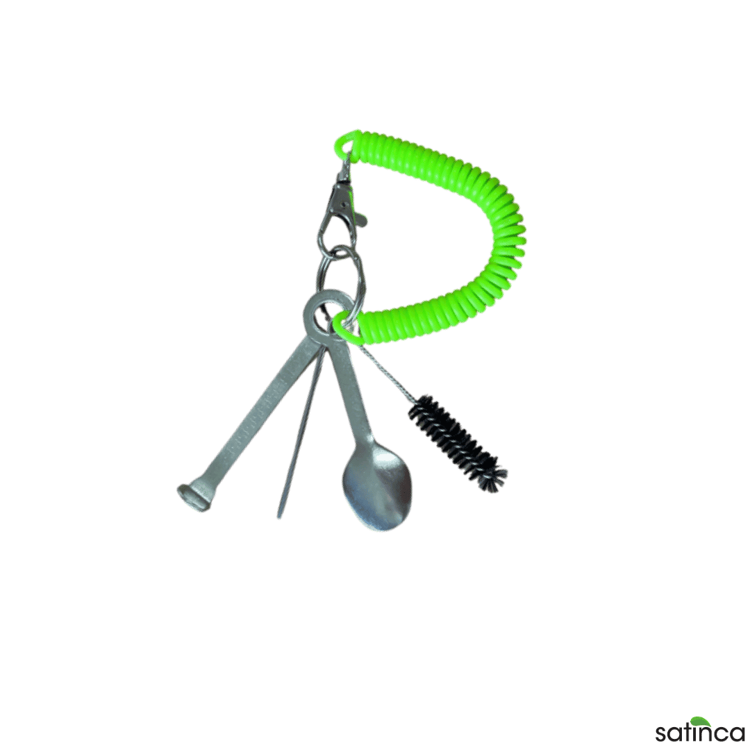 satinca Dry Herb Vape 4-in-1 Packing Tool – Herb Scoop & Cleaning Tool