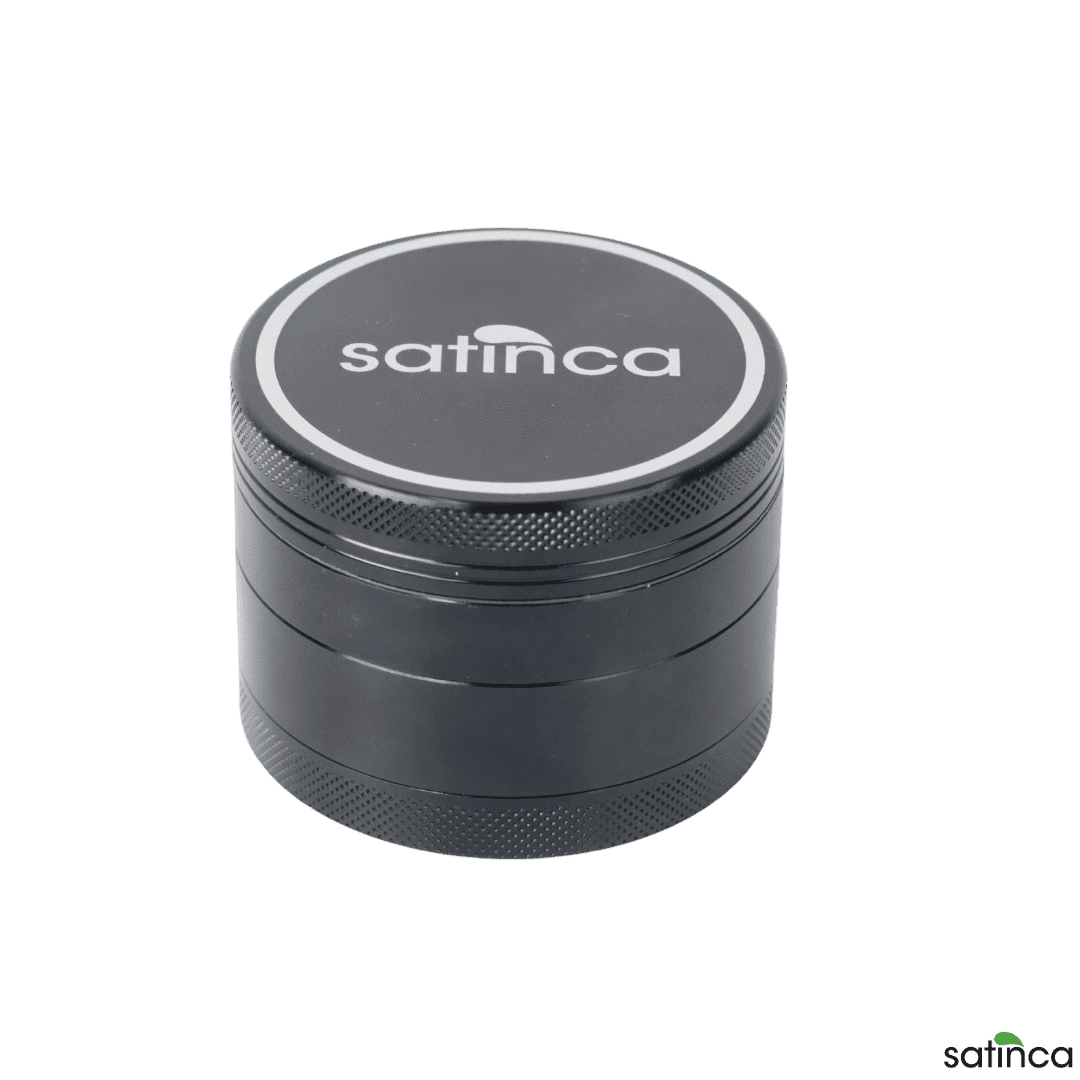 satinca 62mm 4 Part Herb Grinder With Magnetic Lid