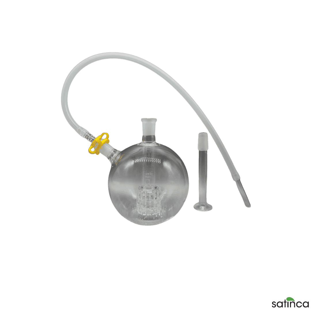 satinca Mega Glass Globe Whip Bubbler Set