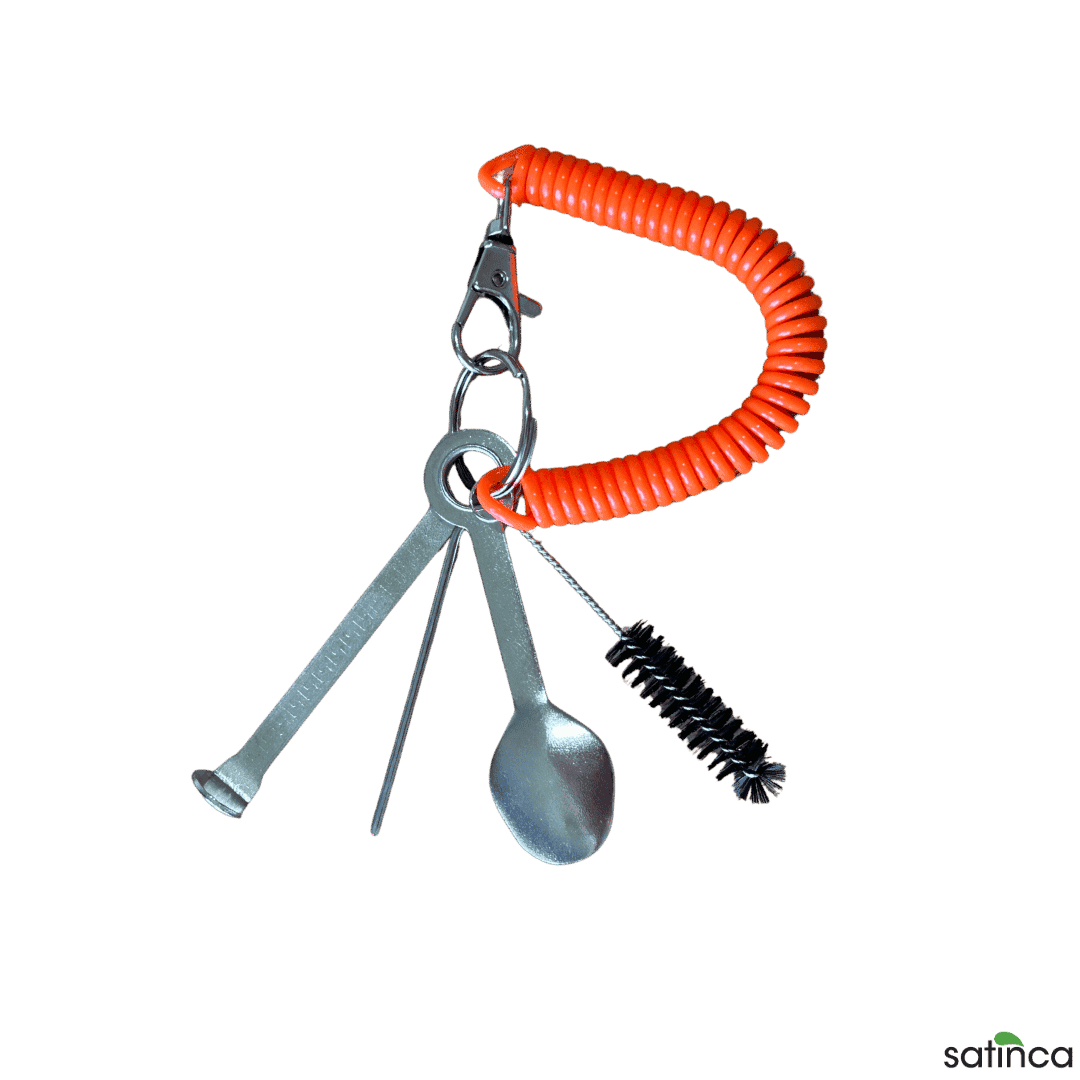 satinca Dry Herb Vape 4-in-1 Packing Tool – Herb Scoop & Cleaning Tool