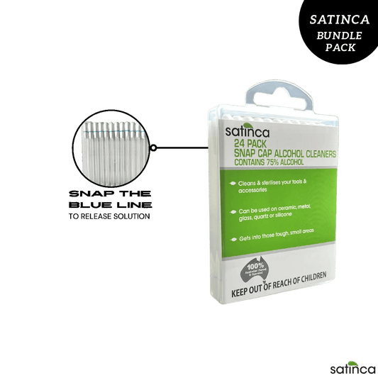 satinca Starter Pack Grinder Tray Vape Packing Tool Cleaner