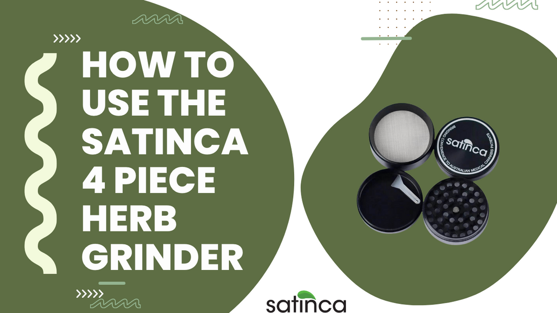 How To Use The SATINCA 4 Piece Herb Grinder