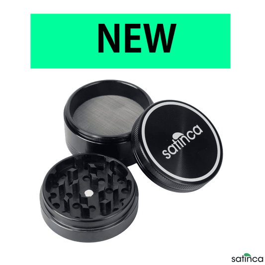 satinca 62mm 4 Part Herb Grinder With Magnetic Lid