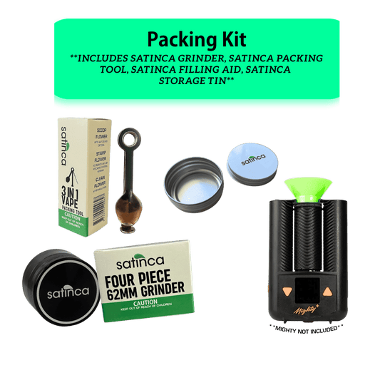 satinca Packing Kit - Your essential Kit For Packing Dry Herb Vapouriser