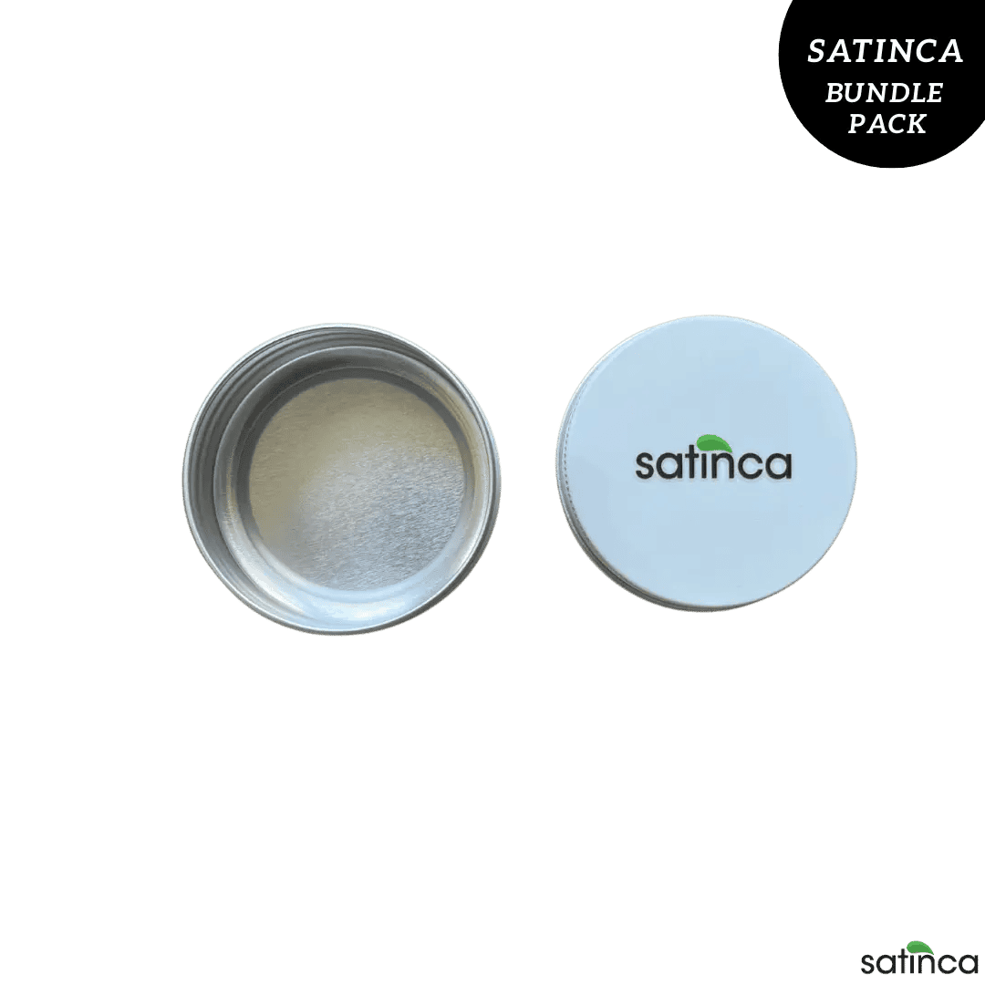 satinca Starter Pack [Grinder, Tray, Vape Packing Tool + Vape Cleaner]