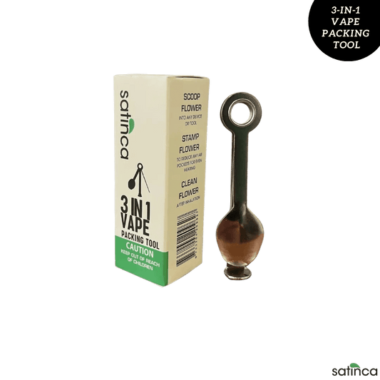 satinca Dry Herb Vape 3-In-1 Packing Tool