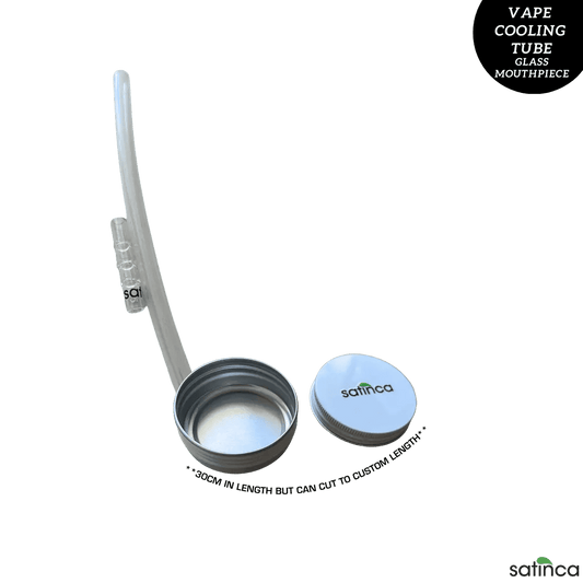 satinca Vape Cooling Tube + Glass Mouthpiece