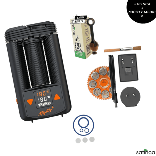 satinca x Mighty Medic+ 2 Dry Herb Vape [FREE SHIPPING]