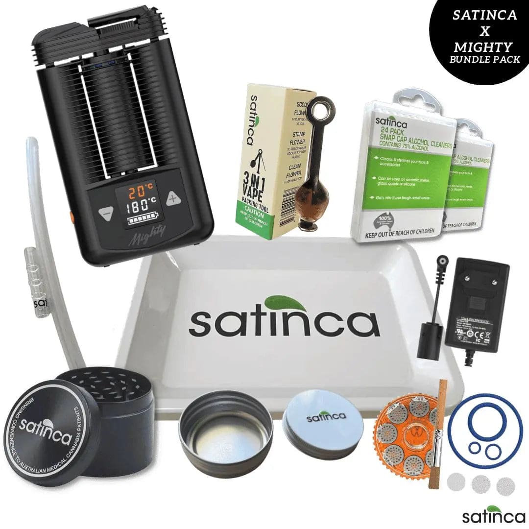 satinca x Storz & Bickel Mighty Medic Dry Herb Vape Bundle Pack [BONUS PRODUCTS + FREE SHIPPING] satinca