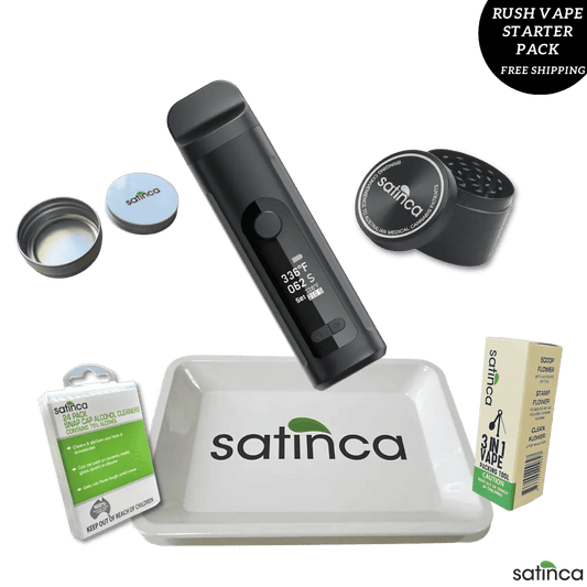 satinca x Weecke Rush Dry Herb Vapouriser Bundle Pack [FREE SHIPPING]